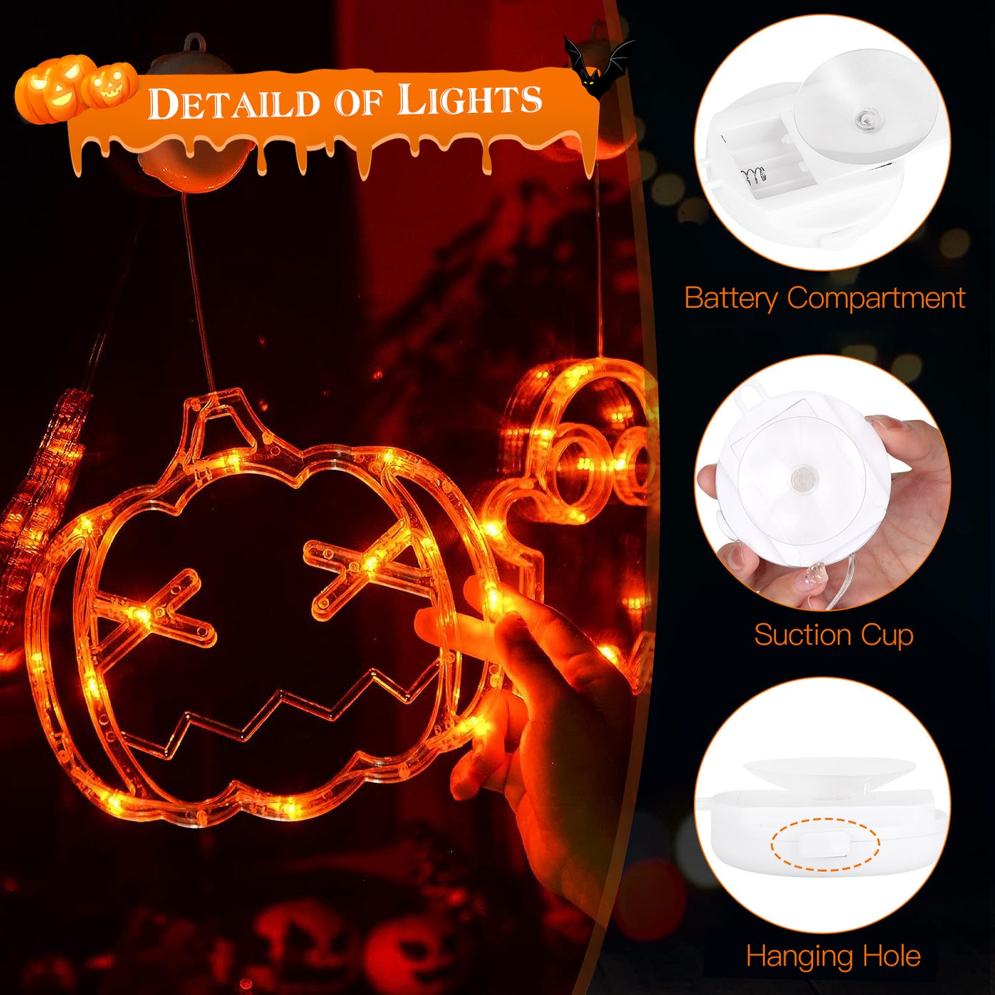 3pc Spooky Light Set