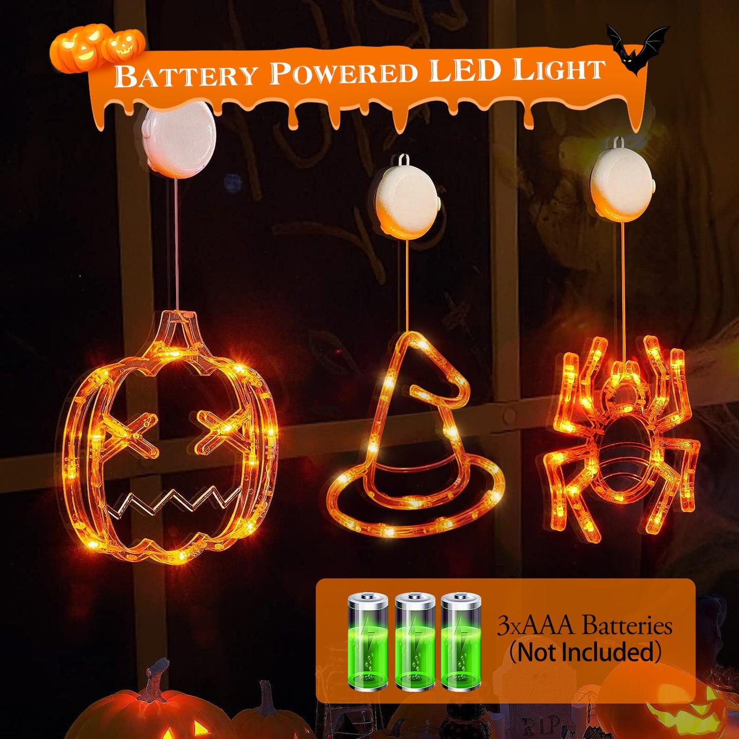 3pc Spooky Light Set