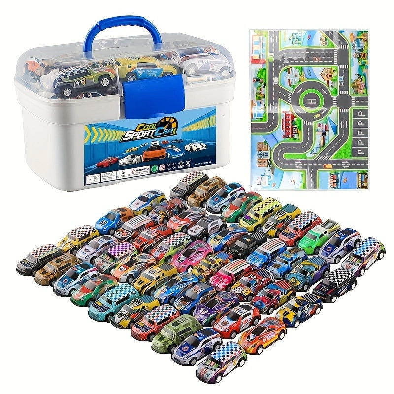 50-piece Toy Car Kit