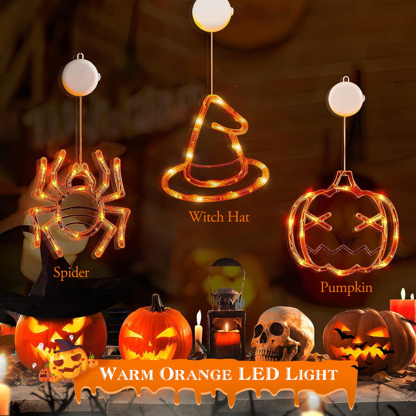 3pc Spooky Light Set